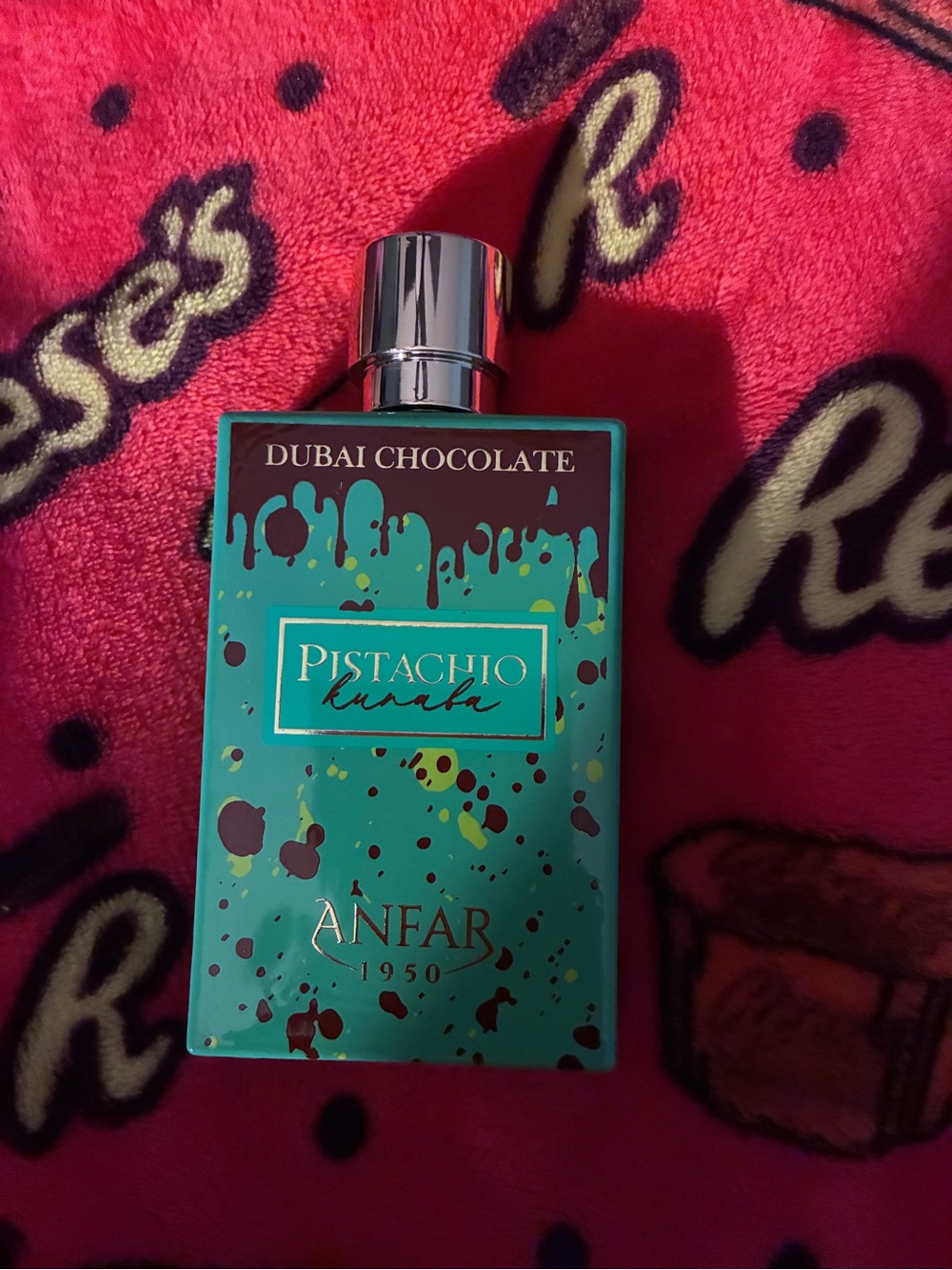 Anfar Pistachio Kunafa Dubai chocolate perfume